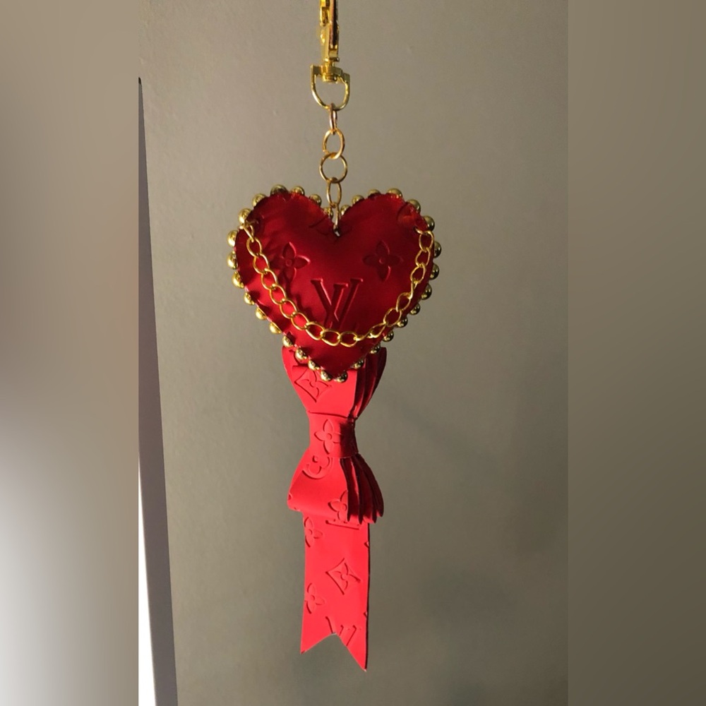 Heart Keychain/ Handbag Decor